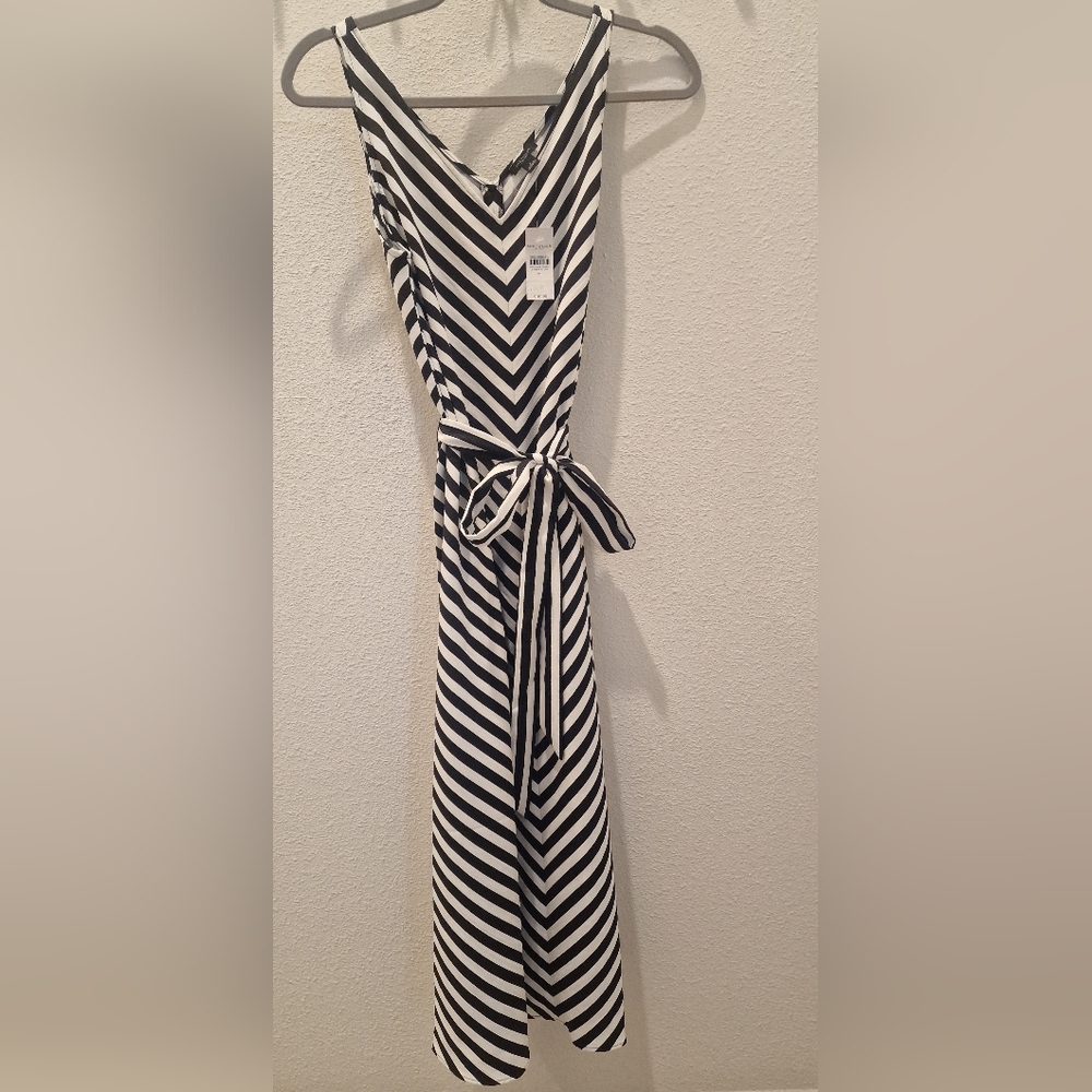 Ann Taylor Factory Striped Midi Dress